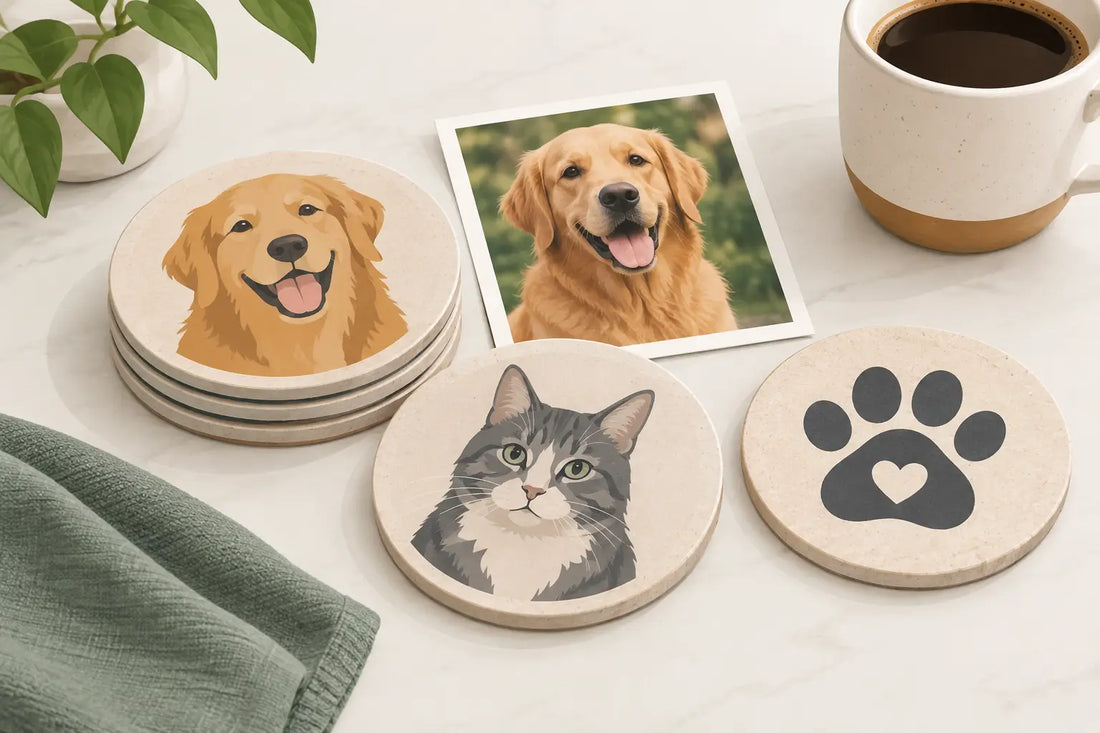 How to Create Custom Pet Memorial Coasters