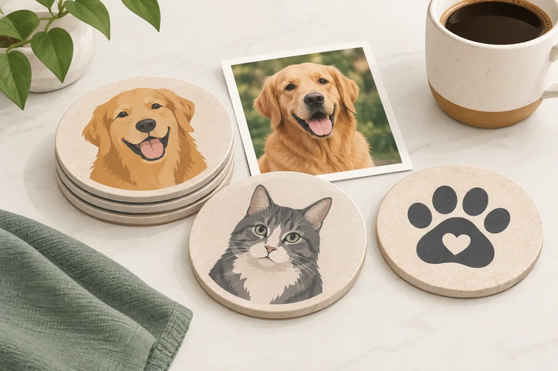 How to Create Custom Pet Memorial Coasters