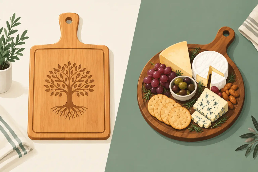Engraved Cutting Boards Versus Cheese Boards