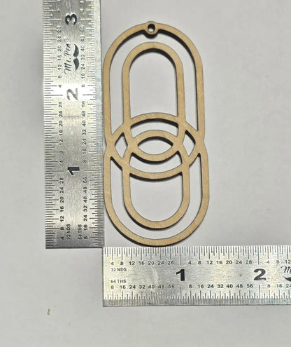 Earring Maker Kit - Includes 20 blanks Earring, Fishhooks, Display Cards & Bags Abstract Arches