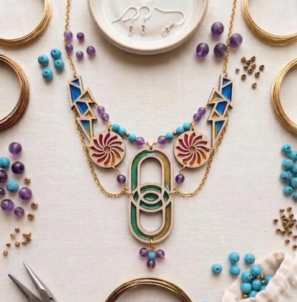 Earring Maker Kit - Includes 20 blanks Earring, Fishhooks, Display Cards & Bags