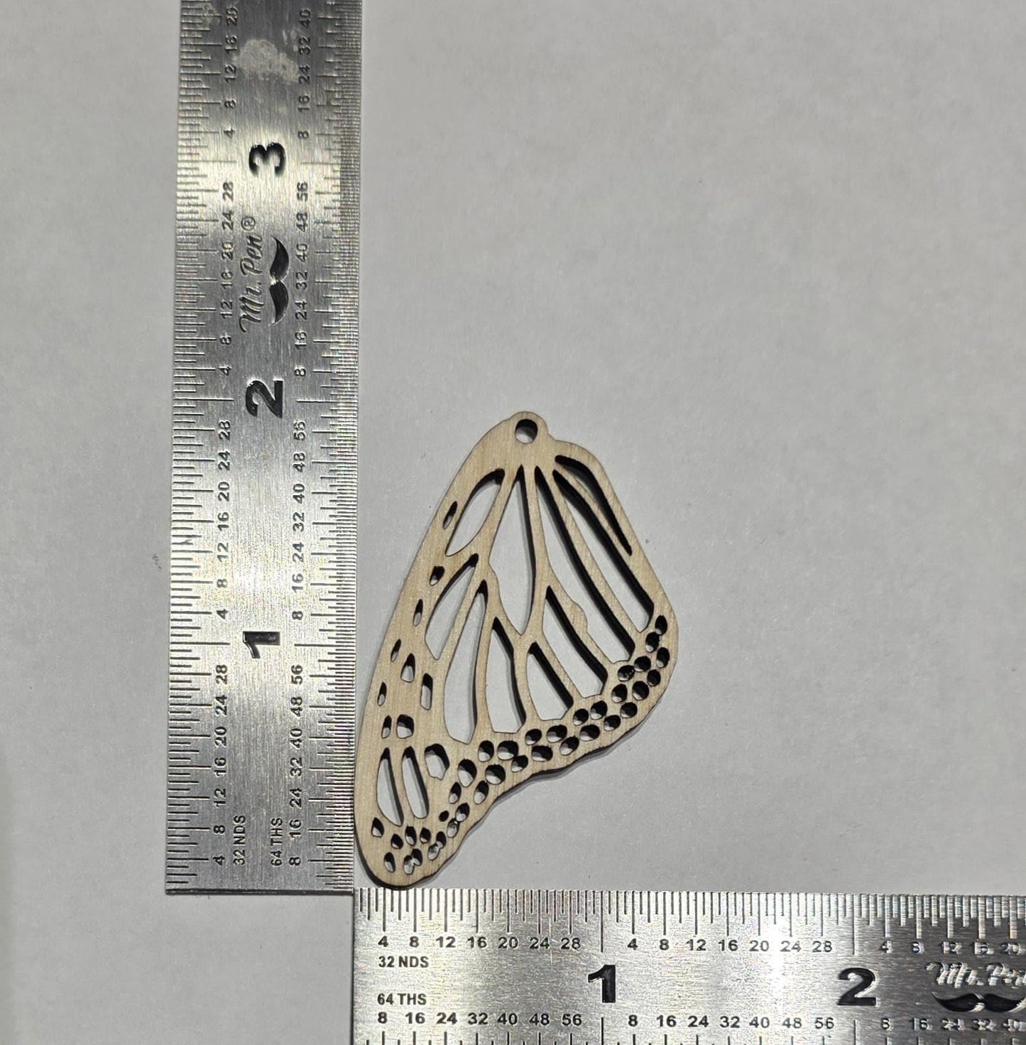 20 pcs Laser Cut Wood Earring Blanks – Nature Series Plywood Jewelry Supplies Butterfly Wing