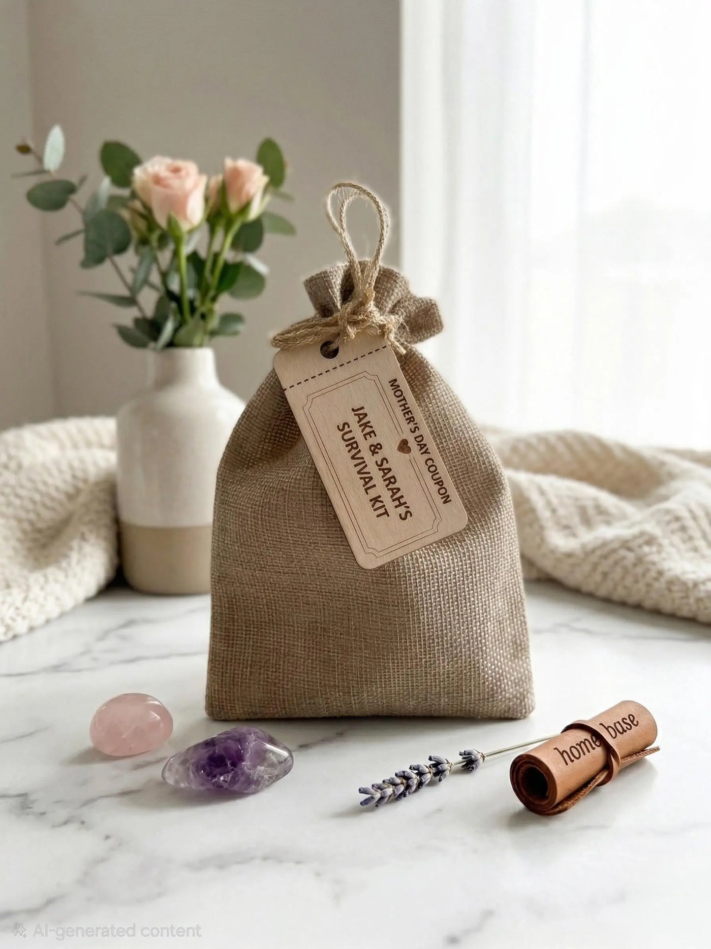 Wooden coupons for Mom by The Present Spot, featuring kids' help and chore vouchers on birch plywood, ideal for gifting.