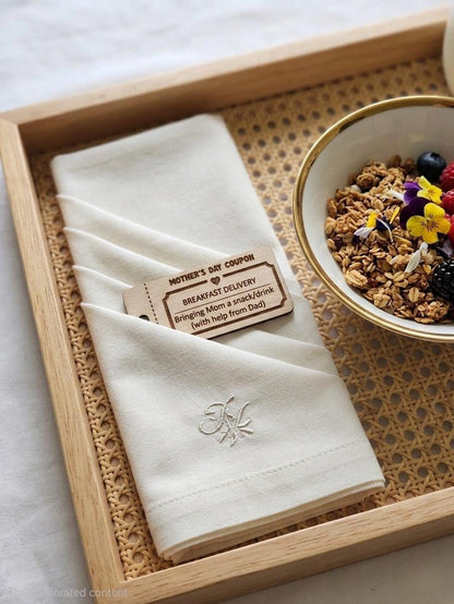 Wooden coupons for mom by The Present Spot, featuring kids' help and chore vouchers on birch plywood, ideal for gifting.