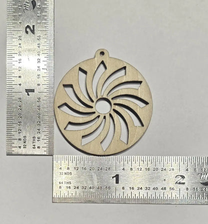 Wood Earring Maker Kit by The Present Spot with 20 blank wooden earrings, fishhooks, display cards, and storage bags.